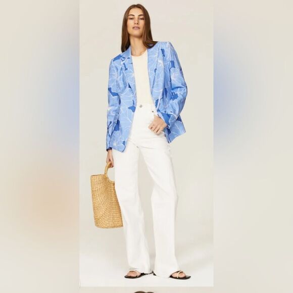 Milly Avery Waterlily Blazer Size 8 - Picture 1 of 9